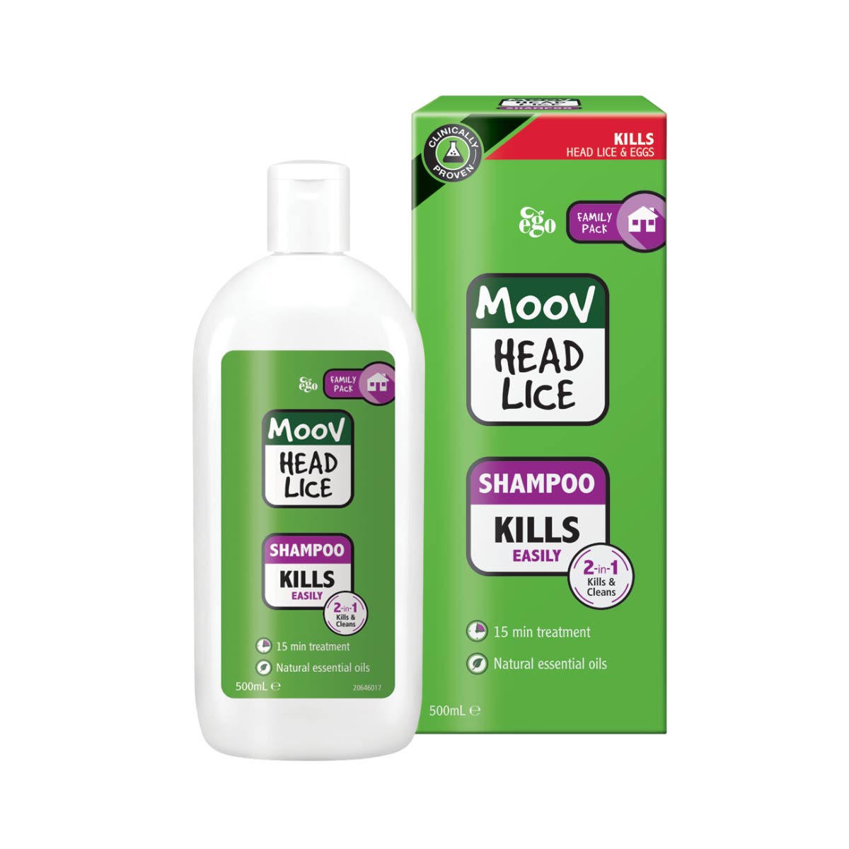 MOOV Head Lice Shampoo 500mL